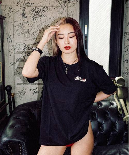 tシャツ 「ZOZOTOWN限定」LHP×ANKAN(ANRI＆KANNA)/CLOWN BACK PRINT TEE レディース メンズ L.H.P tシャツ 「ZOZOTOWN限定」LHP×ANKAN(ANRI＆KANNA)/CLOWN