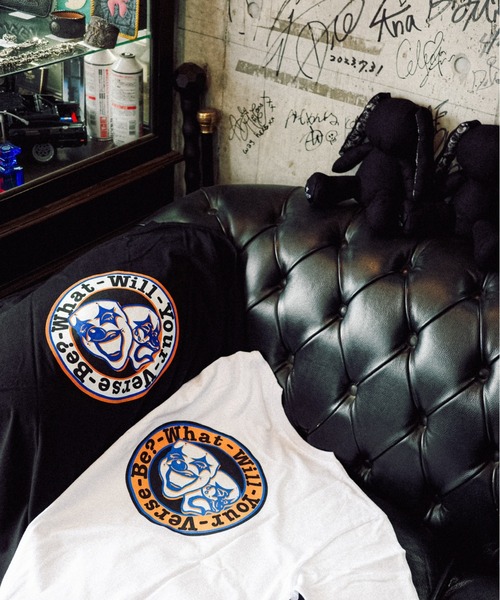 tシャツ 「ZOZOTOWN限定」LHP×ANKAN(ANRI＆KANNA)/CLOWN BACK PRINT TEE レディース メンズ L.H.P tシャツ 「ZOZOTOWN限定」LHP×ANKAN(ANRI＆KANNA)/CLOWN