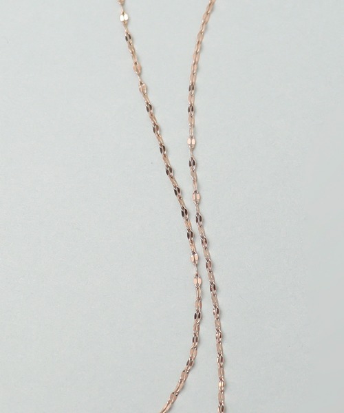 ieLS（イエルズ）の「金属アレルギー対応「ieLS」ステンレス　ペタルチェーン　ネックレス（ネックレス・レディース・シルバー/ピンクゴールド/ゴールド・39cm/45cm/52cm）」の3枚目の写真