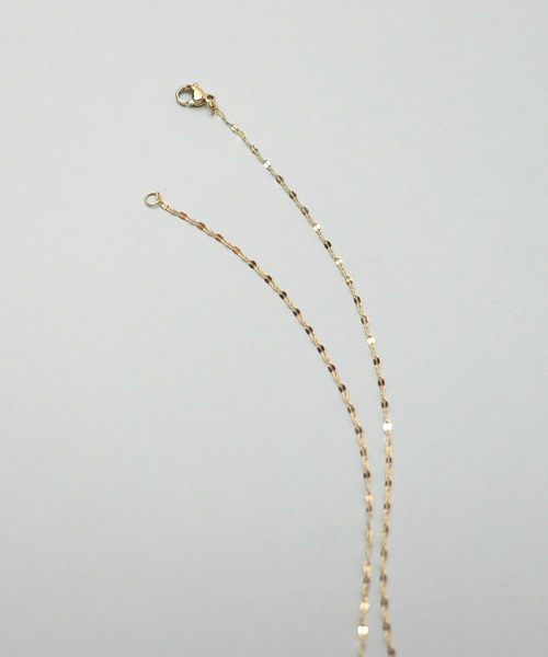 ieLS（イエルズ）の「金属アレルギー対応「ieLS」ステンレス　ペタルチェーン　ネックレス（ネックレス・レディース・シルバー/ピンクゴールド/ゴールド・39cm/45cm/52cm）」の8枚目の写真