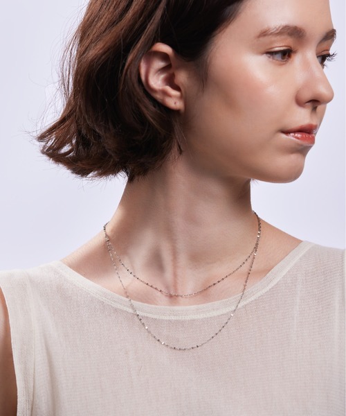 ieLS（イエルズ）の「金属アレルギー対応「ieLS」ステンレス　ペタルチェーン　ネックレス（ネックレス・レディース・シルバー/ピンクゴールド/ゴールド・39cm/45cm/52cm）」の6枚目の写真