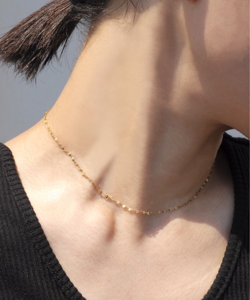 ieLS（イエルズ）の「金属アレルギー対応「ieLS」ステンレス　ペタルチェーン　ネックレス（ネックレス・レディース・シルバー/ピンクゴールド/ゴールド・39cm/45cm/52cm）」の12枚目の写真