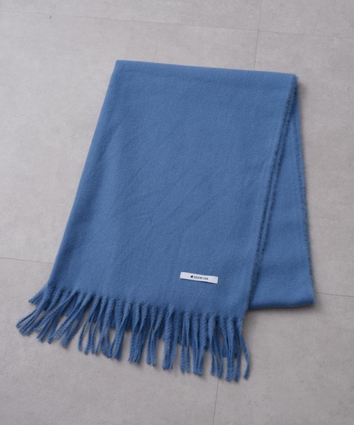 COLONY 2139（コロニートゥーワンスリーナイン）の「リサイクルポリストール（ストール/ショール・メンズ・チャコールグレー/ブルー/ブラック/ベージュ・FREE）」の8枚目の写真