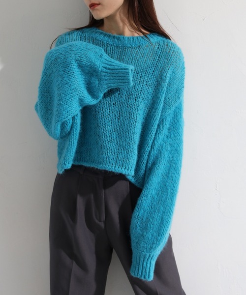 【新品未使用】レザレクション　ウール　ニット カタログ掲載品】【100回洗っても型崩れしない