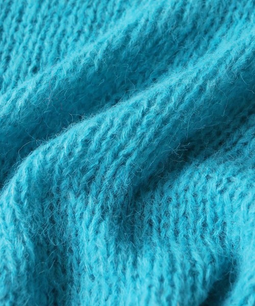 cheriella（シェリエラ）の「【cheriella】WEB限定モヘアライクショートニット WEB LIMITED MOHAIR-LIKE SHORT KNIT（ニット/セーター・レディース・ブラック/ホワイト/ピンク/ブルー/チャコールグレー・M）」の8枚目の写真