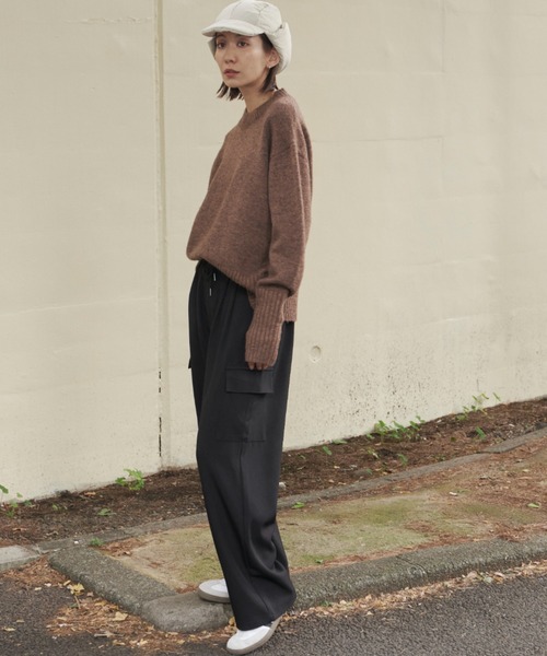 Auntie Rosa Holiday(アンティローザホリデー)の「カーゴスラックス / サイズ展開あり(カーゴパンツ・レディース・グレー/ブラック・S/M)」の19枚目の写真