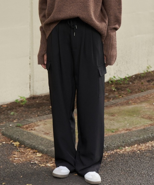 Auntie Rosa Holiday(アンティローザホリデー)の「カーゴスラックス / サイズ展開あり(カーゴパンツ・レディース・グレー/ブラック・S/M)」の20枚目の写真