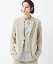 green label relaxing | ポリエステル コーデュロイ リラックス ジャケット -ストレッチ・防シワ-(テーラードジャケット)