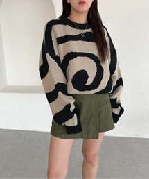 うずまき柄ニット【ZOZOTOWN限定アイテム】