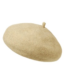 ハンチング/ベレー帽（ベージュ系・ウール・ニット）ファッション通販