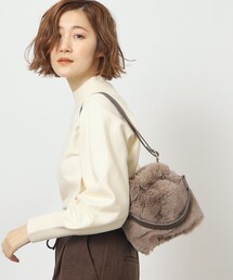 grove | エコファー巾着ダブルショルダー(ショルダーバッグ)