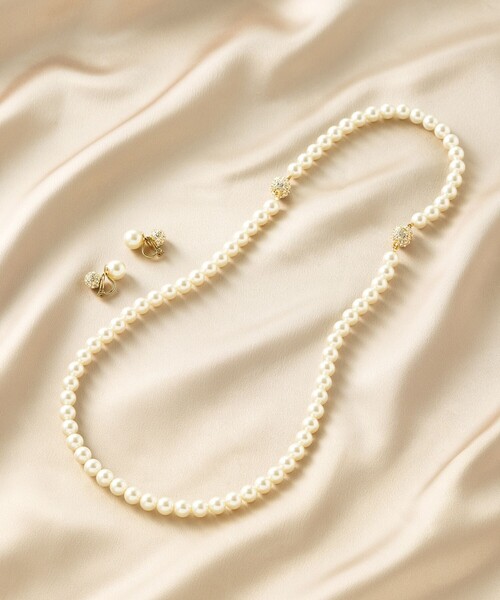 23区（ニジュウサンク）の「3WAY パール ネックレス（ネックレス・レディース・シルバー系/ゴールド系・F）」の3枚目の写真