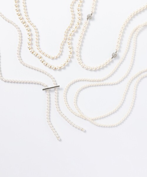 23区（ニジュウサンク）の「3WAY パール ネックレス（ネックレス・レディース・シルバー系/ゴールド系・F）」の5枚目の写真