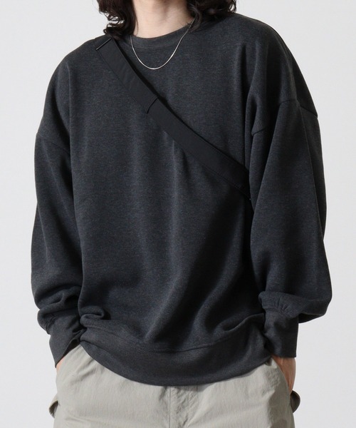 FUNALIVE(ファンアライブ)の「Dolman crewneck sweatshirt / ドルマンクルーネックスウェットトレーナー unisex(スウェット・メンズ・ヘザーチャコール/グレイッシュベージュ/ブラック/パープル/オートミール・M/L/XL)」の16枚目の写真