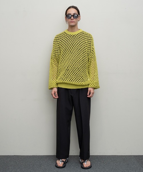 FARAH（ファーラー）の「【BAL（バル）/2024春夏】BAL / FARAH  WIDE TAPERED EASY PANT（その他パンツ・メンズ・グリーン/ブラック/チャコール・1/2/3/4）」の12枚目の写真