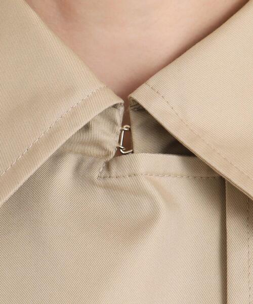 OPAQUE.CLIP（オペークドットクリップ）の「◆≪通勤・セレモニー対応≫ 撥水トレンチコート【洗濯機洗い可/花粉対応/撥水加工】（トレンチコート・レディース・ライトベージュ/ベージュ・36/40/42/38）」の12枚目の写真