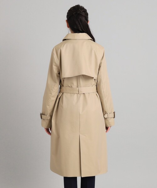 OPAQUE.CLIP（オペークドットクリップ）の「◆≪通勤・セレモニー対応≫ 撥水トレンチコート【洗濯機洗い可/花粉対応/撥水加工】（トレンチコート・レディース・ライトベージュ/ベージュ・36/40/42/38）」の21枚目の写真