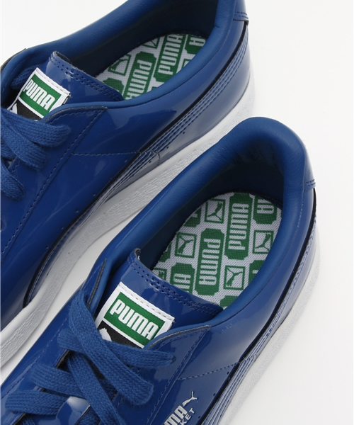 PUMA（プーマ）の「プーマバスケット MATTE & SHINE (UNISEX)（スニーカー・メンズ・ホワイト/レッド/ブラック/ブルー・27.0cm/28.5cm/26.0cm/25.0cm/28.0cm/29.0cm/22.5cm/25.5cm/24.5cm/24.0cm/23.5cm/30.0cm/23.0cm/31cm/26.5cm/27.5cm）」の14枚目の写真