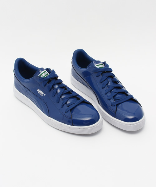 PUMA（プーマ）の「プーマバスケット MATTE & SHINE (UNISEX)（スニーカー・メンズ・ホワイト/レッド/ブラック/ブルー・27.0cm/28.5cm/26.0cm/25.0cm/28.0cm/29.0cm/22.5cm/25.5cm/24.5cm/24.0cm/23.5cm/30.0cm/23.0cm/31cm/26.5cm/27.5cm）」の10枚目の写真