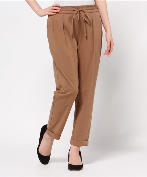 DouDou（ドゥドゥ）の「【DouDou】タックイージーパンツ（その他パンツ・レディース・ブルー/ブラック/キャメル・FREE）」の3枚目の写真