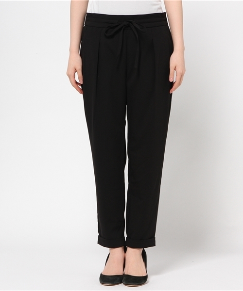 DouDou（ドゥドゥ）の「【DouDou】タックイージーパンツ（その他パンツ・レディース・ブルー/ブラック/キャメル・FREE）」の6枚目の写真