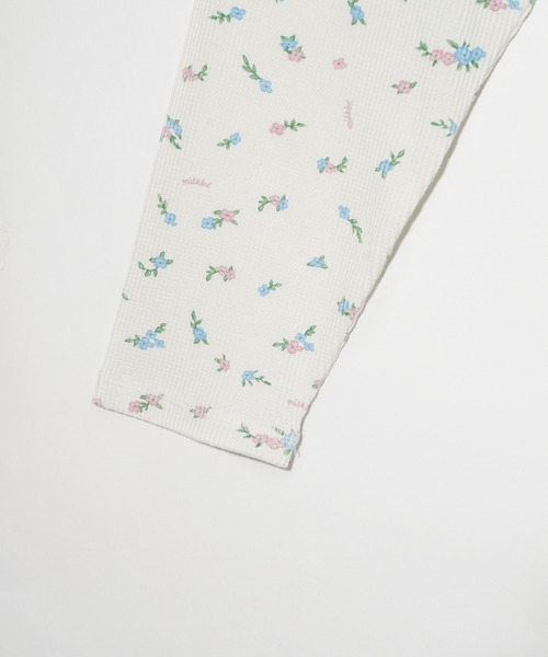 MILKFED.（ミルクフェド）の「FLORAL PATTERN WAFFLE CARDIGAN（カーディガン/ボレロ・レディース・アッシュ/ホワイト・ONE SIZE）」の11枚目の写真