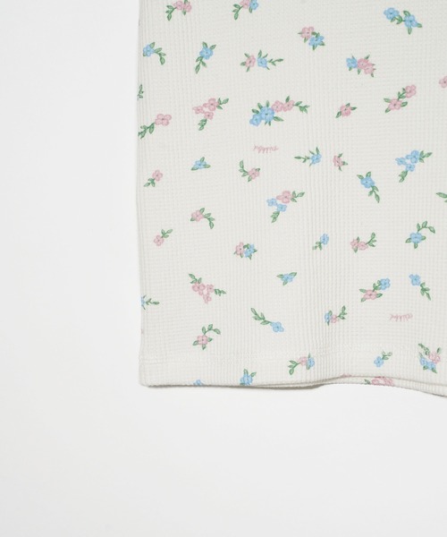 セール】FLORAL PATTERN WAFFLE CARDIGAN（カーディガン/ボレロ