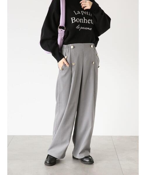 Lugnoncure(ルノンキュール)の「マリンパンツ(その他パンツ・レディース・グレー/オフホワイト/ネイビー・F)」の2枚目の写真