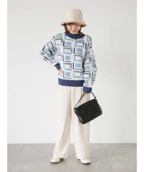 Lugnoncure(ルノンキュール)の「マリンパンツ(その他パンツ・レディース・グレー/オフホワイト/ネイビー・F)」の17枚目の写真