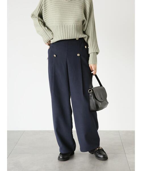 Lugnoncure(ルノンキュール)の「マリンパンツ(その他パンツ・レディース・グレー/オフホワイト/ネイビー・F)」の9枚目の写真