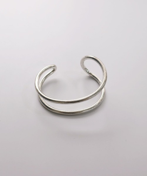 CEMONEMO（セモネモ）の「【金属アレルギー対応】 マット ダブルライン バングル / ニッケルフリー（バングル/リストバンド・レディース・シルバー/ゴールド・FREE）」の10枚目の写真