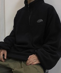 フリース ハーフジップトップス culw595