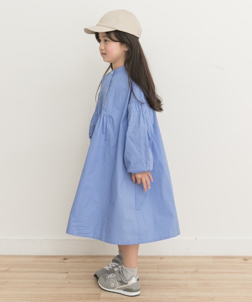 URBAN RESEARCH DOORS(アーバンリサーチドアーズ)の「切替ギャザーAラインワンピース(KIDS)(ワンピース・キッズ・ブルー系その他/ネイビー・105/120/135)」の18枚目の写真