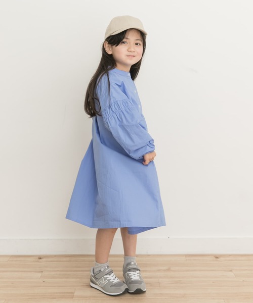 URBAN RESEARCH DOORS(アーバンリサーチドアーズ)の「切替ギャザーAラインワンピース(KIDS)(ワンピース・キッズ・ブルー系その他/ネイビー・105/120/135)」の20枚目の写真