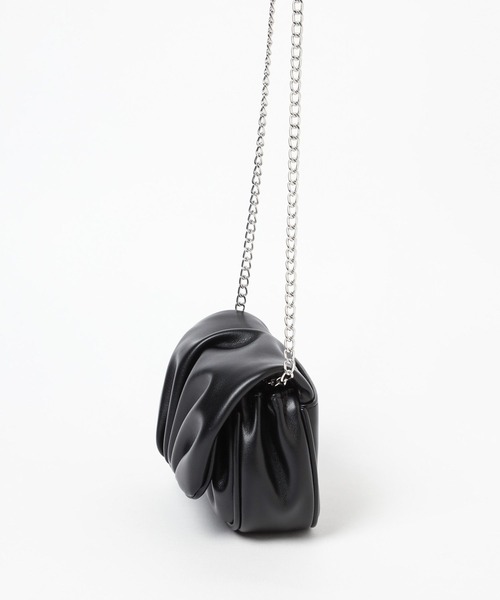 Heather（ヘザー）の「ギャザーミニショルダー　102456（ショルダーバッグ・レディース・アイボリー/ブラック・ONE SIZE）」の17枚目の写真