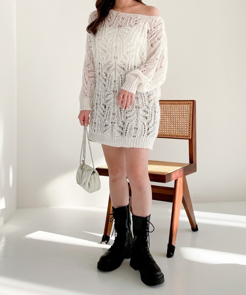 Heather（ヘザー）の「ギャザーミニショルダー　102456（ショルダーバッグ・レディース・アイボリー/ブラック・ONE SIZE）」の9枚目の写真