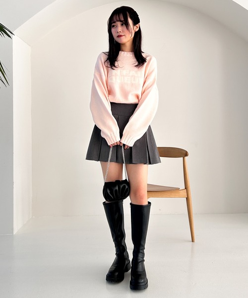 Heather（ヘザー）の「ギャザーミニショルダー　102456（ショルダーバッグ・レディース・アイボリー/ブラック・ONE SIZE）」の11枚目の写真