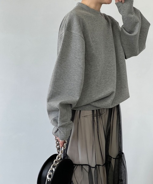 chuclla（チュクラ）の「ライトダンボール プルオーバー chw24s022（Tシャツ/カットソー・レディース・グレー・FREE）」の10枚目の写真