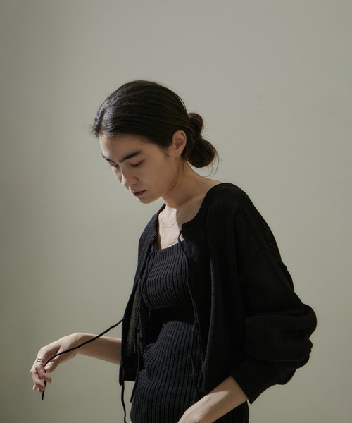 SALON adam et rope'（サロン アダム エ ロペ）の「リブチューブトップ（チューブトップ・レディース・ブラック/ワイン/ホワイト・FREE）」の8枚目の写真