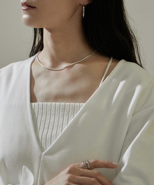 SALON adam et rope'（サロン アダム エ ロペ）の「リブチューブトップ（チューブトップ・レディース・ブラック/ワイン/ホワイト・FREE）」の11枚目の写真