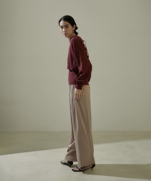 SALON adam et rope'（サロン アダム エ ロペ）の「リブチューブトップ（チューブトップ・レディース・ブラック/ワイン/ホワイト・FREE）」の12枚目の写真