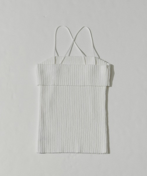 SALON adam et rope'（サロン アダム エ ロペ）の「リブチューブトップ（チューブトップ・レディース・ブラック/ワイン/ホワイト・FREE）」の21枚目の写真