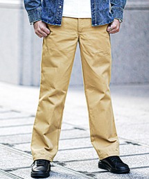 JOKER | ヘビーツイルハーフシャーリングワイドバギーパンツ メンズ カラーチノパンツ シェフパンツ ルーズシルエット 春服(チノパンツ)