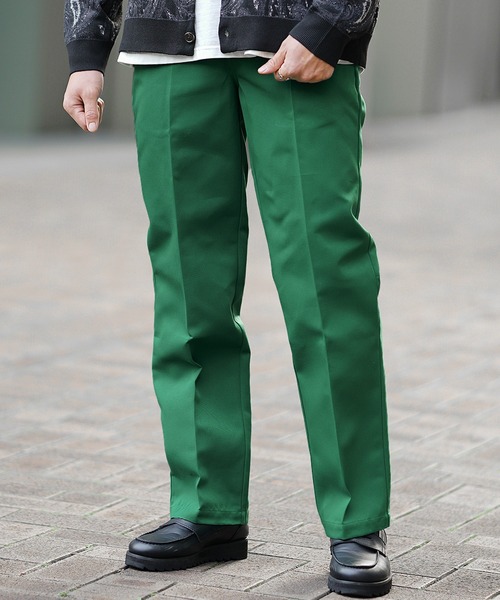 JOKER（ジョーカー）の「ヘビーツイルハーフシャーリングワイドバギーパンツ メンズ カラーチノパンツ シェフパンツ ルーズシルエット 春服（チノパンツ・メンズ・グリーン/ベージュ/オレンジ/ブラック・LL/M/L）」の11枚目の写真