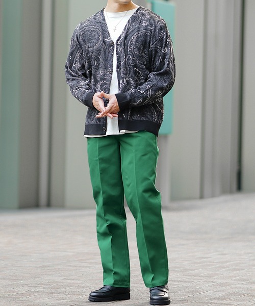 JOKER（ジョーカー）の「ヘビーツイルハーフシャーリングワイドバギーパンツ メンズ カラーチノパンツ シェフパンツ ルーズシルエット 春服（チノパンツ・メンズ・グリーン/ベージュ/オレンジ/ブラック・LL/M/L）」の12枚目の写真