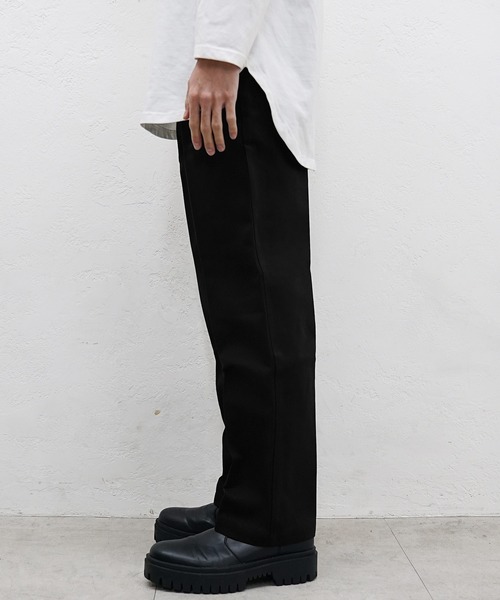 JOKER（ジョーカー）の「ヘビーツイルハーフシャーリングワイドバギーパンツ メンズ カラーチノパンツ シェフパンツ ルーズシルエット 春服（チノパンツ・メンズ・グリーン/ベージュ/オレンジ/ブラック・LL/M/L）」の13枚目の写真