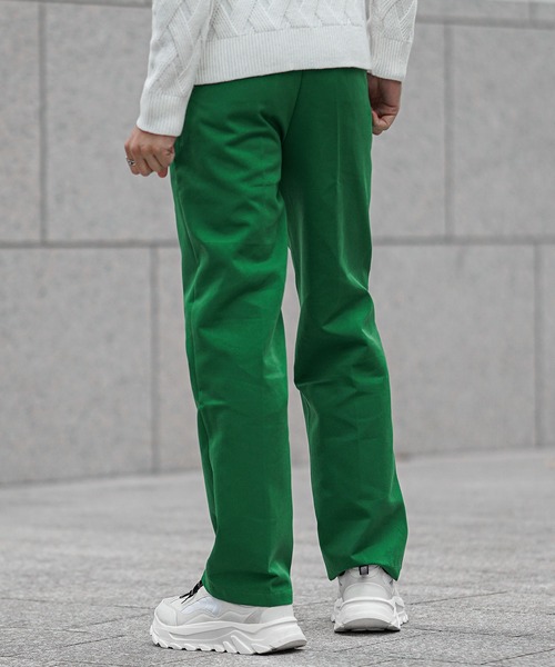 ヘビーツイルハーフシャーリングワイドバギーパンツ メンズ カラー