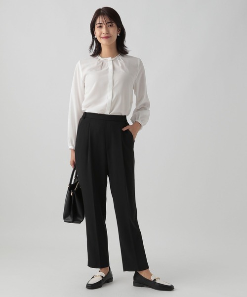 Elura（エルーラ）の「【入卒式／結婚式／祝賀会】セレモニー&お祝いタックブラウス/982147（シャツ/ブラウス・レディース・ホワイト・MEDIUM/LARGE/SMALL）」の9枚目の写真