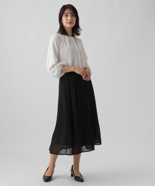 Elura（エルーラ）の「【入卒式／結婚式／祝賀会】セレモニー&お祝いタックブラウス/982147（シャツ/ブラウス・レディース・ホワイト・MEDIUM/LARGE/SMALL）」の10枚目の写真