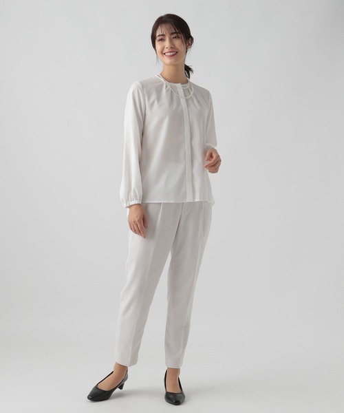 Elura（エルーラ）の「【入卒式／結婚式／祝賀会】セレモニー&お祝いタックブラウス/982147（シャツ/ブラウス・レディース・ホワイト・MEDIUM/LARGE/SMALL）」の21枚目の写真